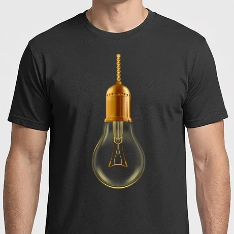 Férfi Imperial póló - Light bulb_5138824