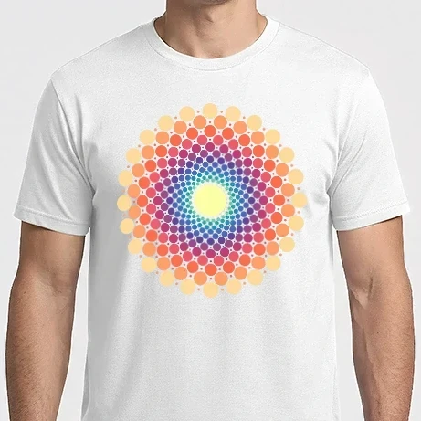 Férfi Imperial póló - Mandala virág