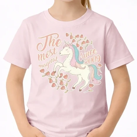 Uniszex gyerek Póló - The most magical unicorn 1979