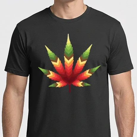 Férfi Imperial póló - Cannabis Levél