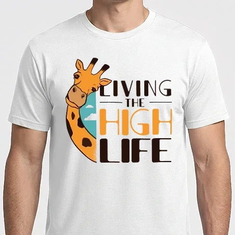 Férfi Imperial póló - Giraffe highlife