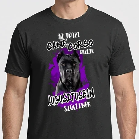 Férfi Imperial póló - Cane Corso Augusztus