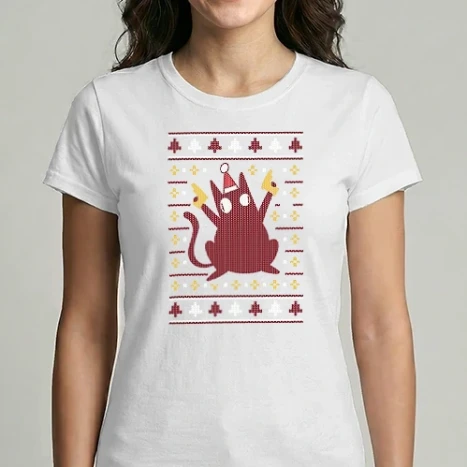 Női Imperial póló - Ugly sweater Pew Pew Madafakas