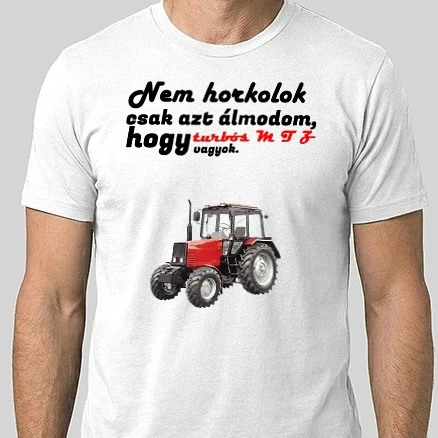 Férfi Alap póló - Nem horkolok - új mintás