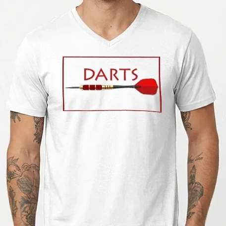 Férfi V-nyakú póló - Darts 