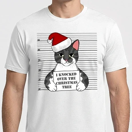 Férfi Imperial póló - Christmas cat