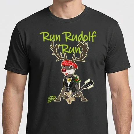 Férfi Imperial póló - Run Rudolf Run Szarvas