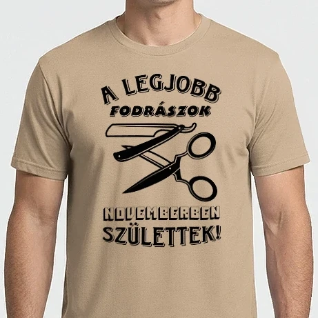 Férfi Imperial póló - Fodrász szülinapja november