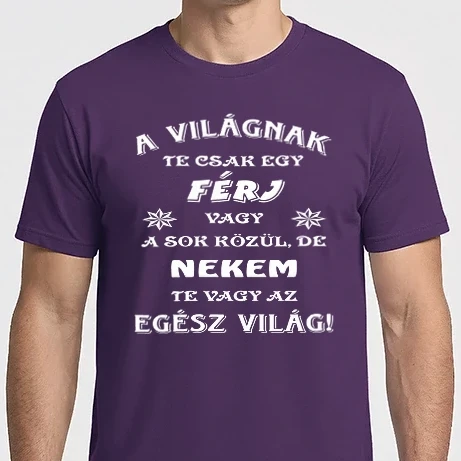 Férfi Imperial póló - A világnak csak egy férj