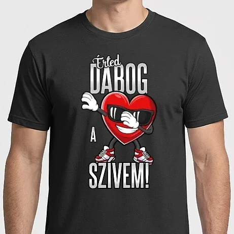Férfi Imperial póló - Érted DABog a szívem