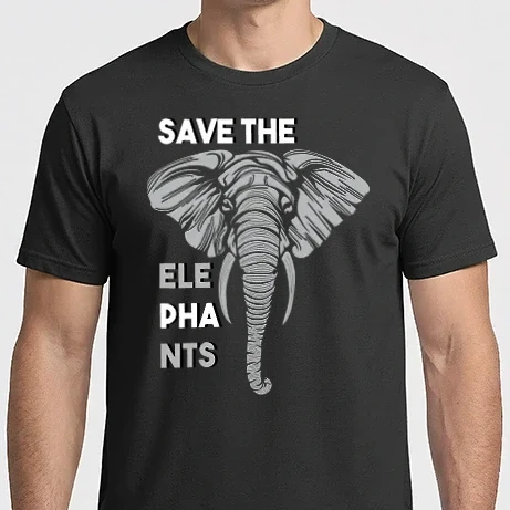 Férfi Imperial póló - Save the Elephants