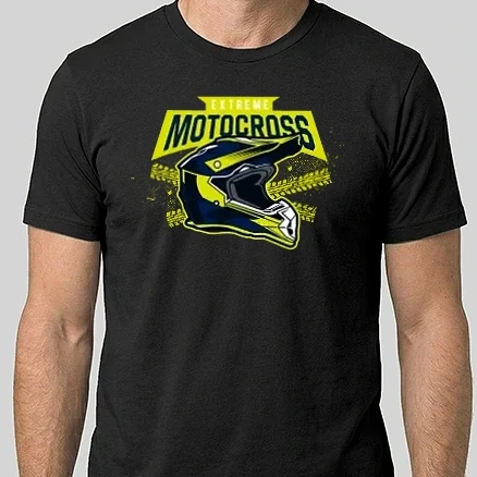 Férfi Alap póló - motocross