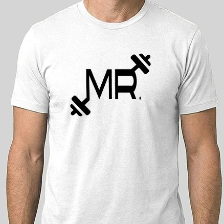Férfi Alap póló - Fitness Mr. - Páros minta