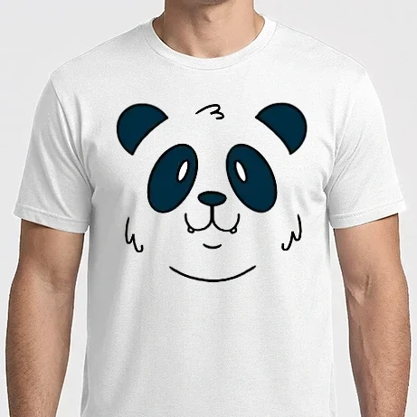 Férfi Imperial póló - Panda Fej