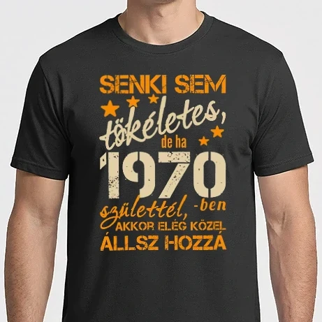 Férfi Imperial póló - Tökéletes 1970