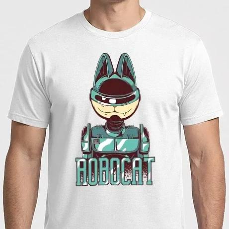 Férfi Imperial póló - Robocat - Robotcica