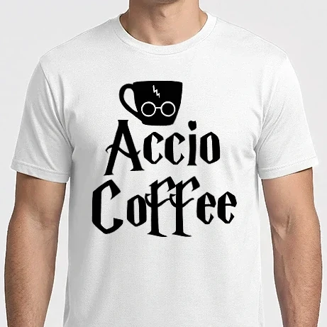 Férfi Imperial póló - Harry Potter Accio Coffee