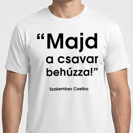 Férfi Imperial póló - Majd a csavar behúzza