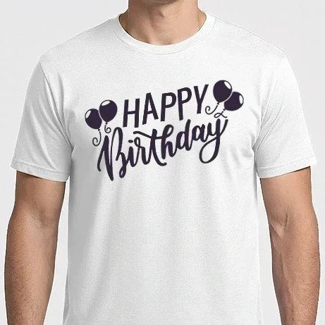 Férfi Imperial póló - Happy birthday balloons