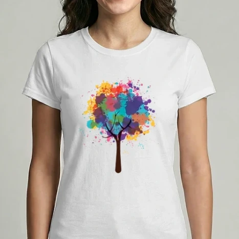 Női Imperial póló - Abstract tree