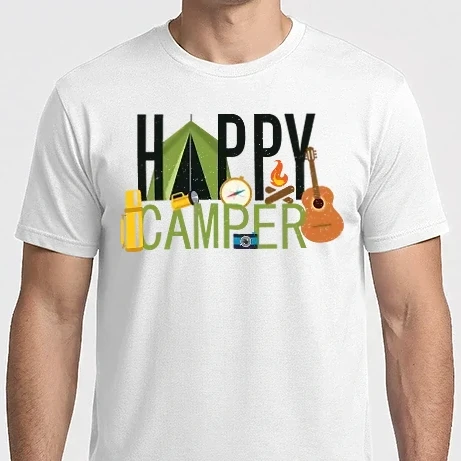 Férfi Imperial póló - Happy camper
