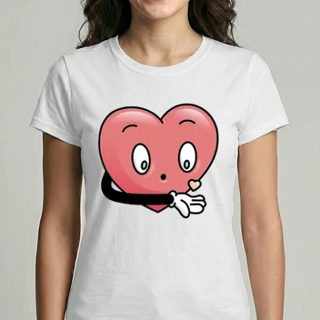 Női Imperial póló - Colored heart