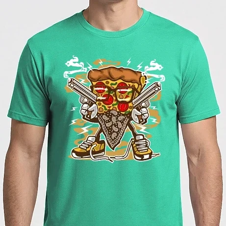 Férfi Imperial póló - Gengszter pizza