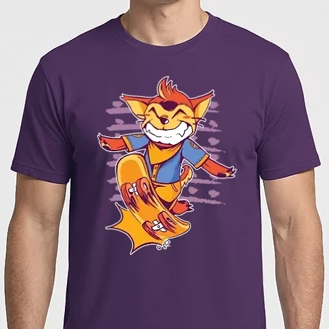 Férfi Imperial póló - Gördeszkás Róka