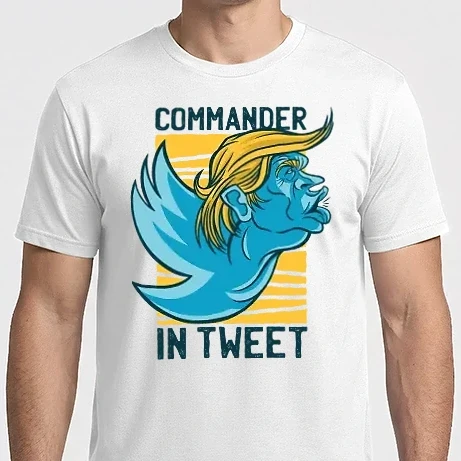 Férfi Imperial póló - Commander in Tweet - Trump