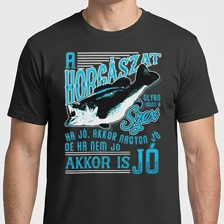 Férfi Imperial póló - A horgászat olyan mint a szex