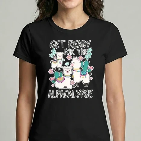 Női Imperial póló - Get ready for the alpacalypse