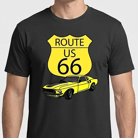 Férfi Imperial póló - Route 66 
