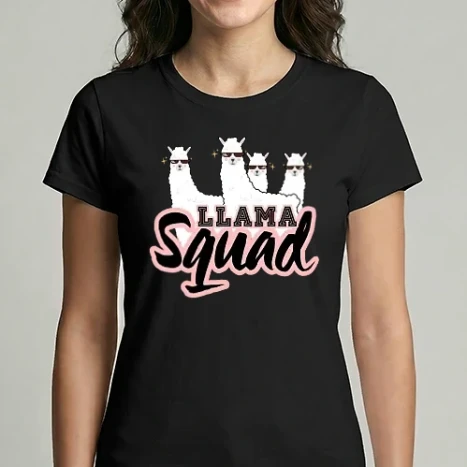 Női Imperial póló - Llama squad