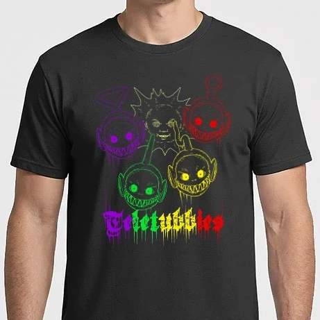 Férfi Imperial póló - Evil Teletubbies