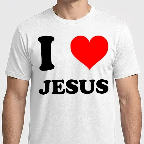 Férfi Imperial póló - I Love Jesus