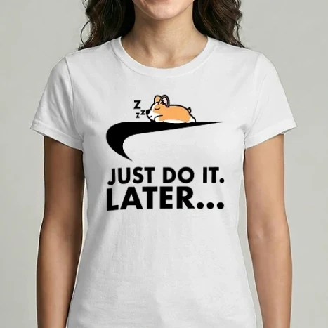 Női Imperial póló - Just Do it Corgie
