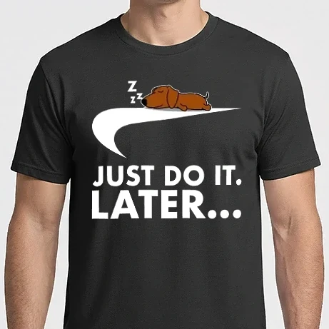 Férfi Imperial póló - Just Do it Dachshund
