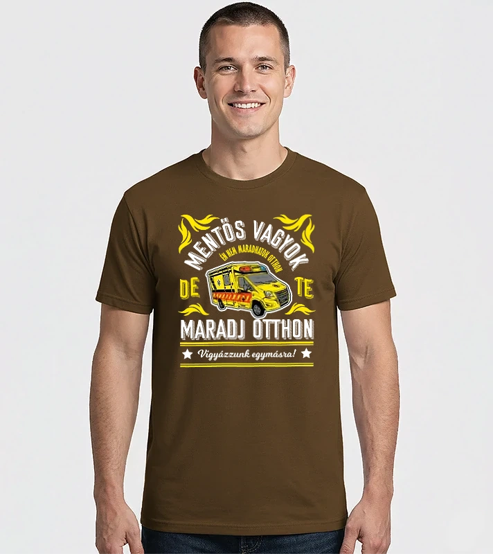 Én nem maradhatok otthon mentős – Férfi Imperial póló