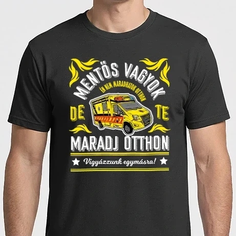 Férfi Imperial póló - Én nem maradhatok otthon mentős