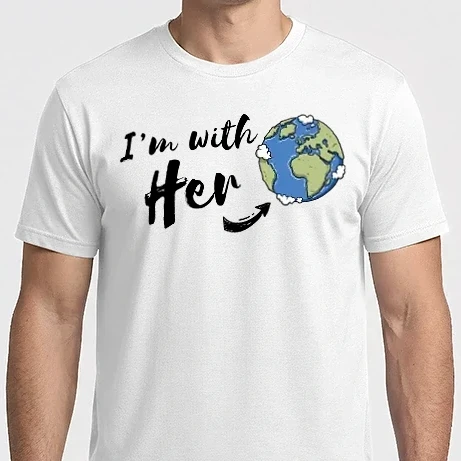 Férfi Imperial póló - i'm with her