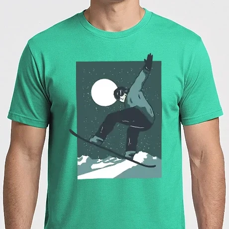 Férfi Imperial póló - Snowboard ugrás