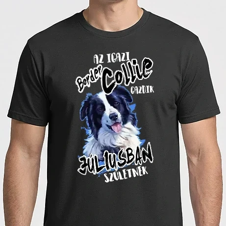 Férfi Imperial póló - Border Collie Július
