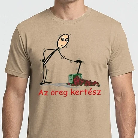 Férfi Imperial póló - Az öreg kertész