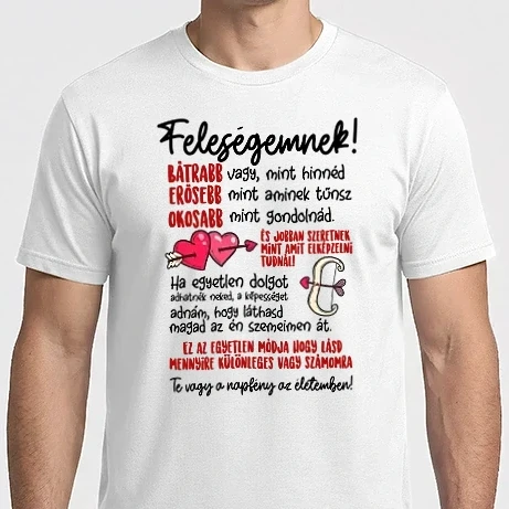 Férfi Imperial póló - Feleségemnek