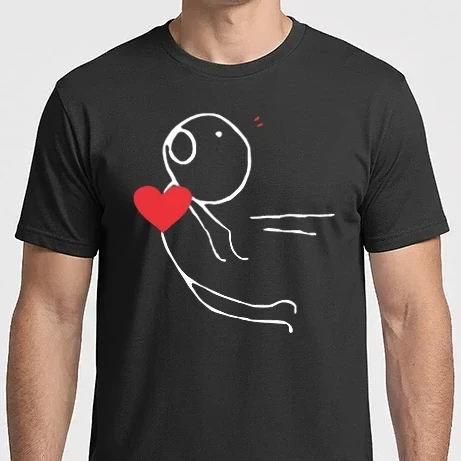 Férfi Imperial póló - Végzetes Vonzerő - Férfi minta (Fehér) - Tükrözve