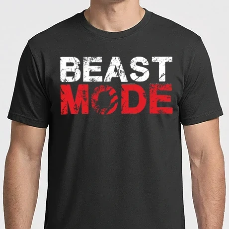 Férfi Imperial póló - Beast Mode fekete