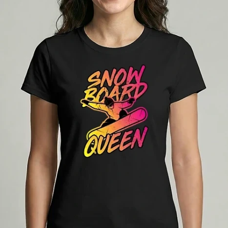 Női Imperial póló - snowboard queen