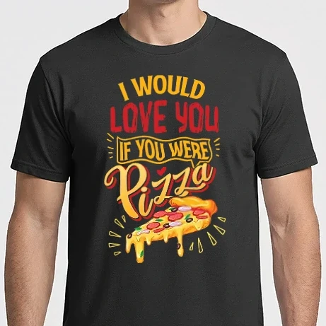 Férfi Imperial póló - I would love you if you were pizza