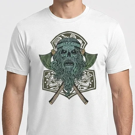 Férfi Imperial póló - Viking Koponya