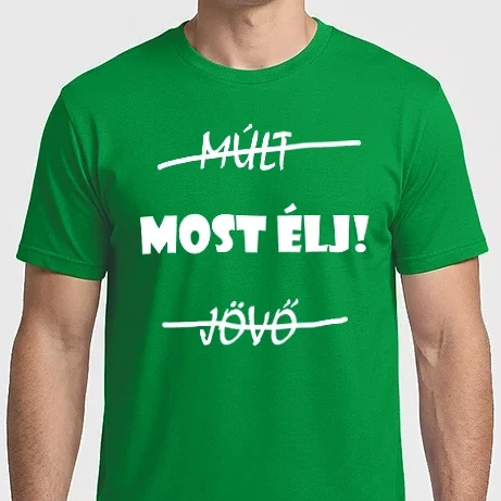 Férfi Imperial póló - Most élj f